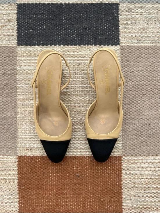 Chanel Slingback Heels - Picture 2 of 7
